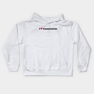 I Love Connecticut Kids Hoodie